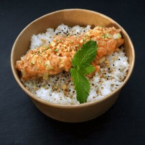 TA1 - Tartare de Saumon (~90g +riz)